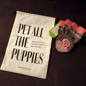 Dog paw protector socks